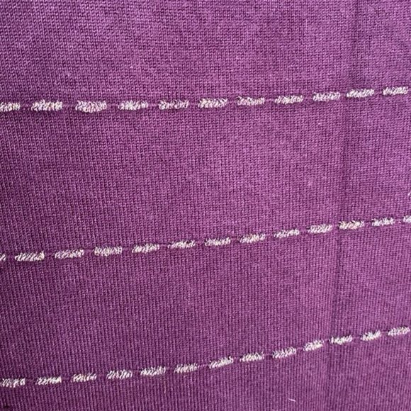 Calvin Klein Women Purple Crewneck Knit Layered Sweater Size Large - Picture 7 of 14